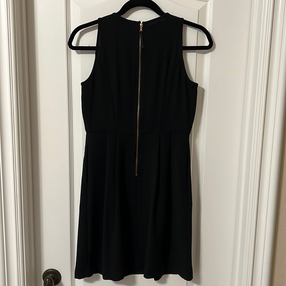 NWT LOFT Petite Black Crepe Sleeveless Dress - Picture 6 of 16